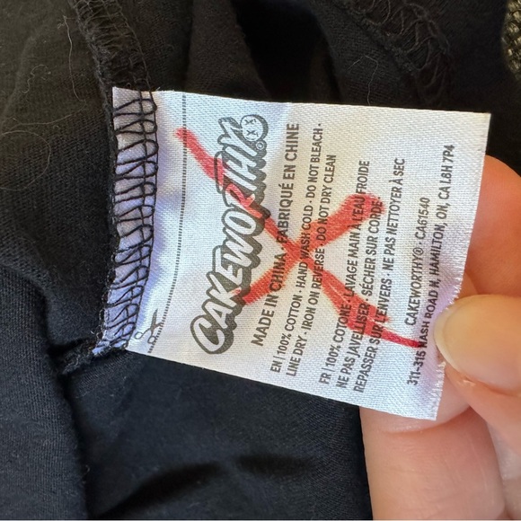 Cake Worthy Black Hannah Montana World Tour 2006 T-Shirt - Picture 4 of 6